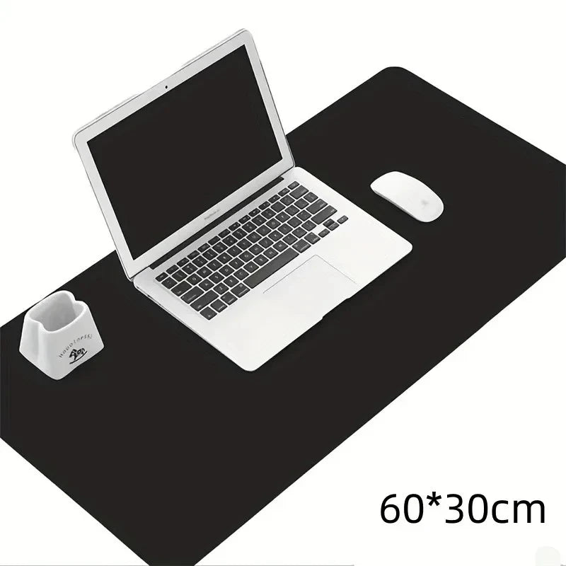 1PC Large 600x300mm Office Desk Protector Mat PU Leather Waterproof Mouse Pad Keyboard Gaming Desktop Accessory